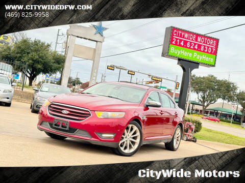 2014 Ford Taurus for sale at CityWide Motors in Garland TX