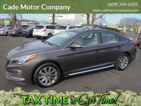 2017 Hyundai Sonata for sale at Cade Motor Company in Lawrenceville NJ