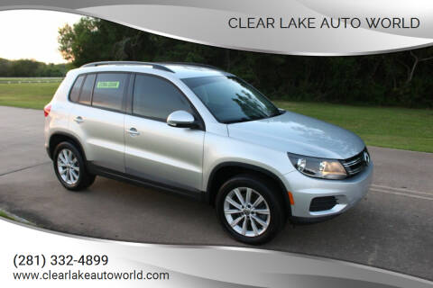 2017 Volkswagen Tiguan for sale at Clear Lake Auto World in League City TX