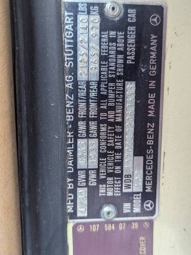 1980 Mercedes-Benz 450 SL