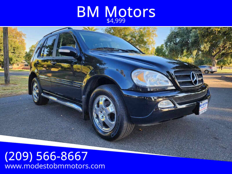 2002 Mercedes-Benz M-Class for sale at BM Motors in Modesto CA