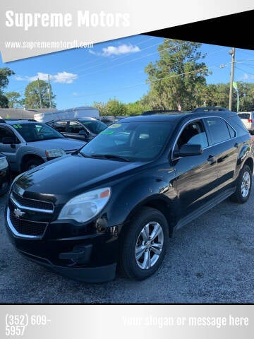 2012 Chevrolet Equinox for sale at Supreme Motors in Leesburg FL