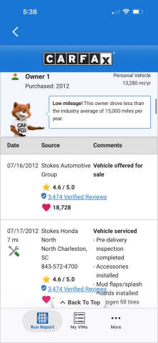 2012 Honda Odyssey EX