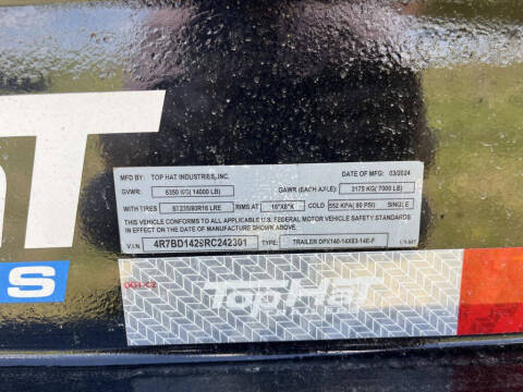 2024 TOP HAT 14K DUMP