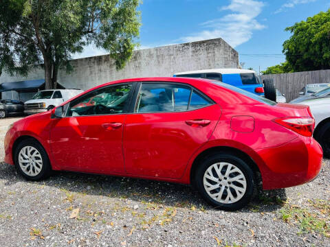 2018 Toyota Corolla for sale at DAN'S DEALS ON WHEELS AUTO SALES, INC. in Davie FL