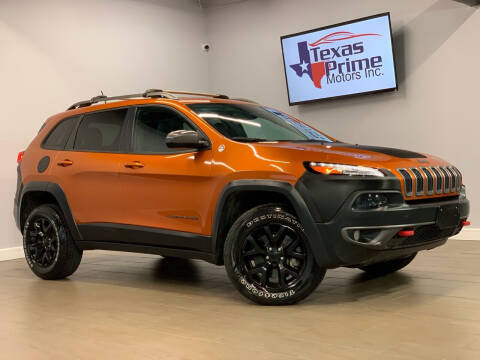 2015 Jeep Cherokee for sale at Texas Prime Motors in Houston TX