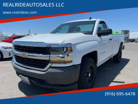 2017 Chevrolet Silverado 1500 for sale at REALRIDEAUTOSALES LLC in Sacramento CA