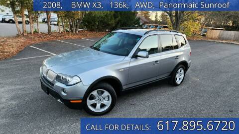 2008 BMW X3 for sale at Carlot Express in Stow MA