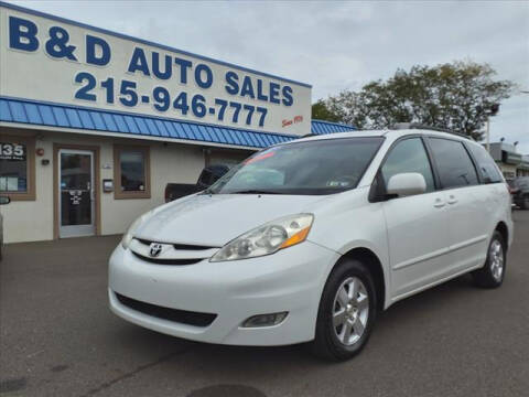 2007 Toyota Sienna for sale at B & D Auto Sales Inc. in Fairless Hills PA