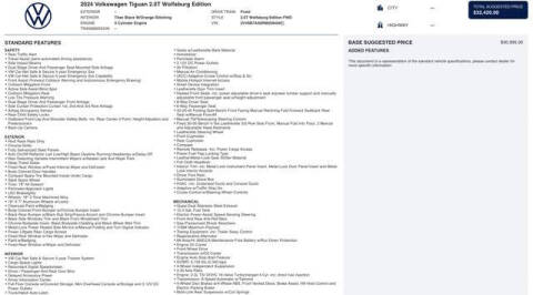 2024 Volkswagen Tiguan Wolfsburg Edition