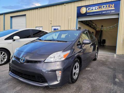 2015 Toyota Prius for sale at Carcoin Auto Sales in Orlando FL