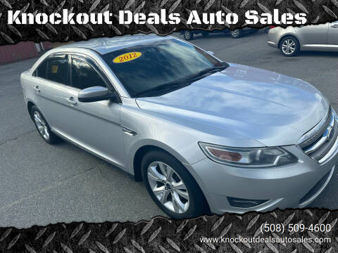2012 Ford Taurus for sale at Knockout Deals Auto Sales in West Bridgewater MA