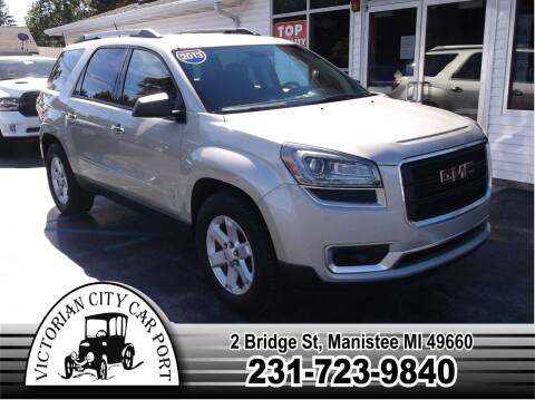 2013 GMC Acadia for sale at Victorian City Car Port INC in Manistee MI