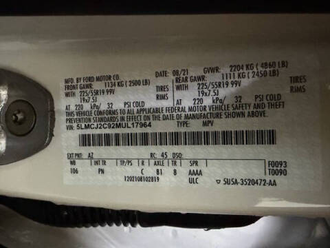 2021 Lincoln Corsair Reserve