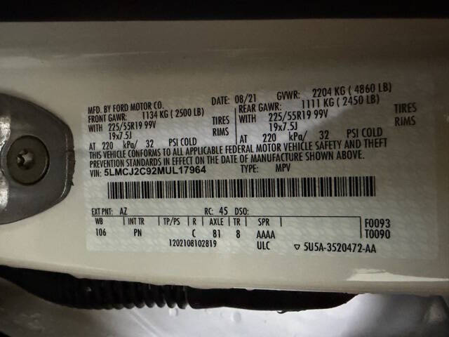 2021 Lincoln Corsair Reserve