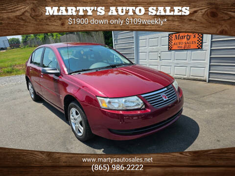 2006 Saturn Ion for sale at Marty's Auto Sales in Lenoir City TN