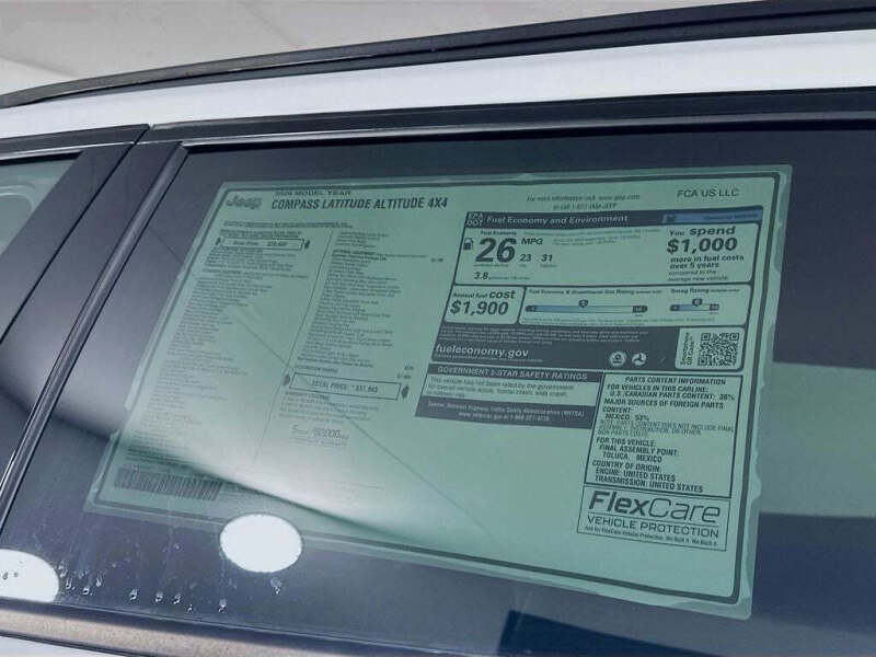 2026 Jeep Compass Latitude Altitude