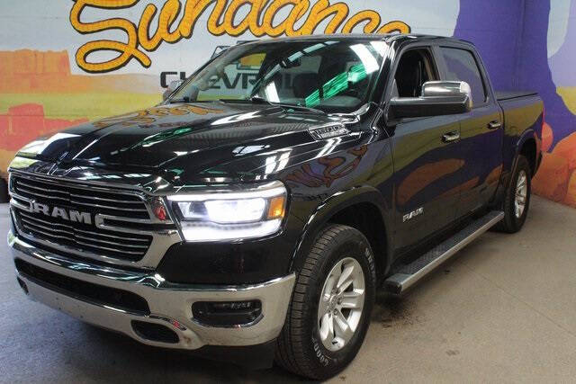 Used 2020 RAM Ram 1500 Pickup Laramie with VIN 1C6SRFJT3LN213193 for sale in Grand Ledge, MI