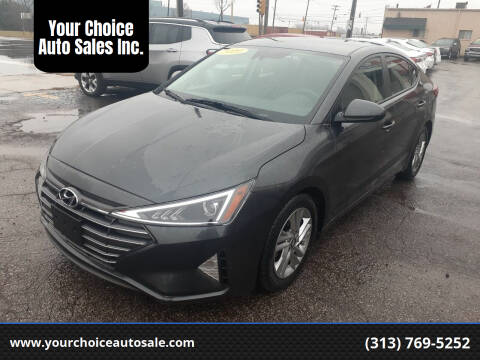 2020 Hyundai Elantra for sale at Your Choice Auto Sales Inc. in Dearborn MI