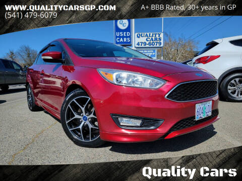 2015 Ford Focus for sale at Quality Cars in Grants Pass OR
