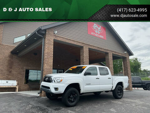 2013 Toyota Tacoma for sale at D & J AUTO SALES in Joplin MO