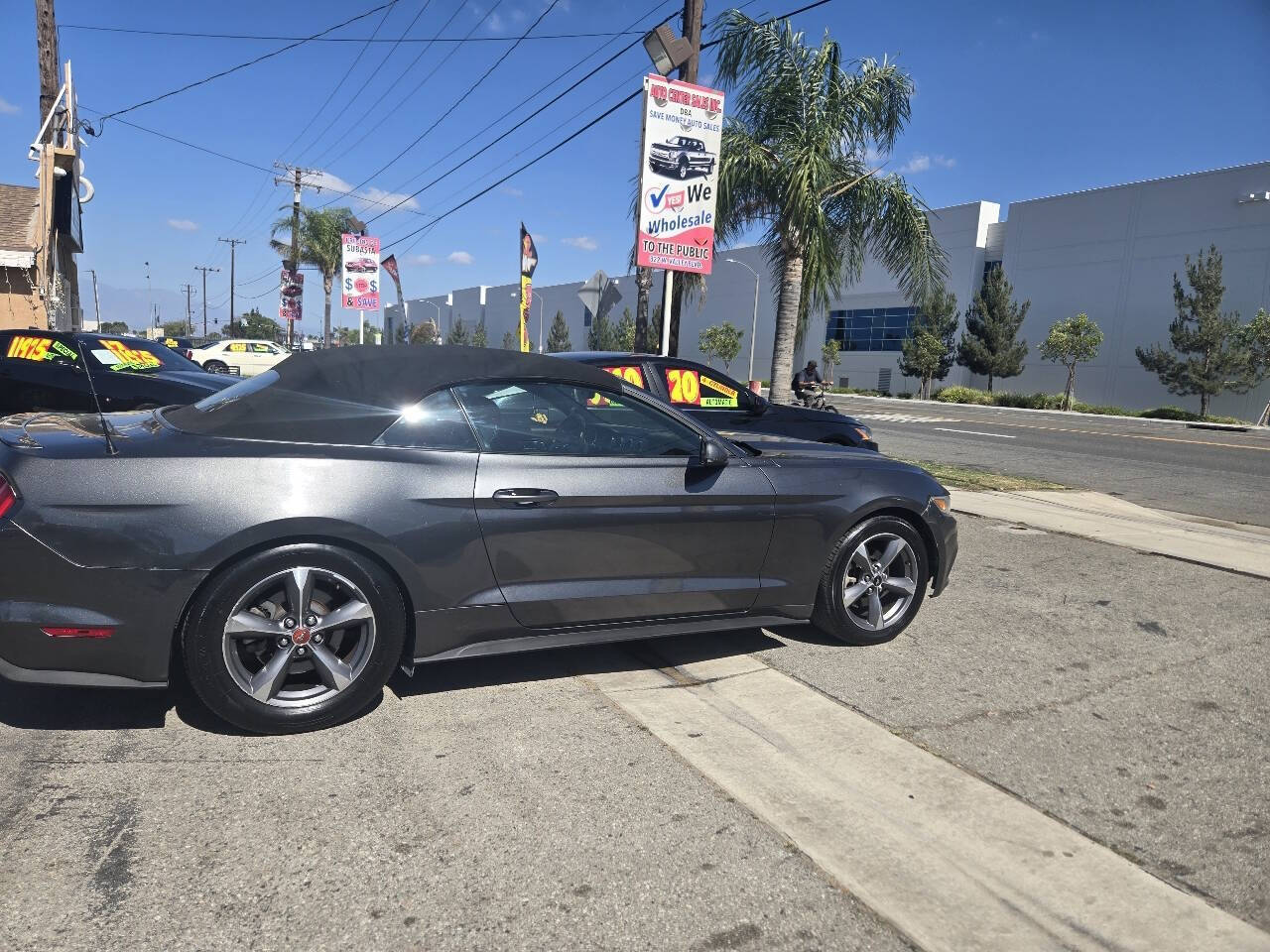 Dk. Gray 2016 Ford Mustang V6 Convertible V6 2dr Convertible 1