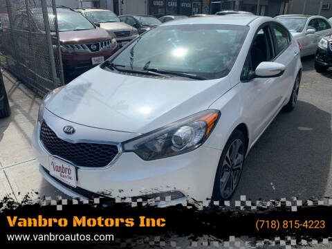 2014 Kia Forte for sale at Vanbro Motors Inc in Staten Island NY