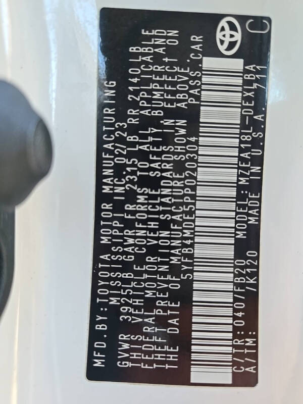 2023 Toyota Corolla LE