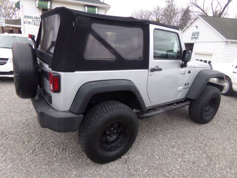 2008 Jeep Wrangler for sale at English Autos in Grove City PA