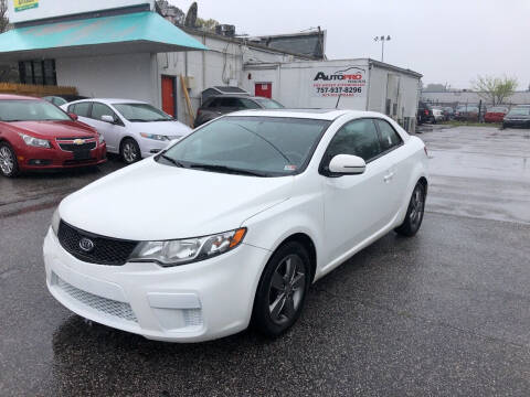 2012 Kia Forte Koup for sale at AutoPro Virginia LLC in Virginia Beach VA