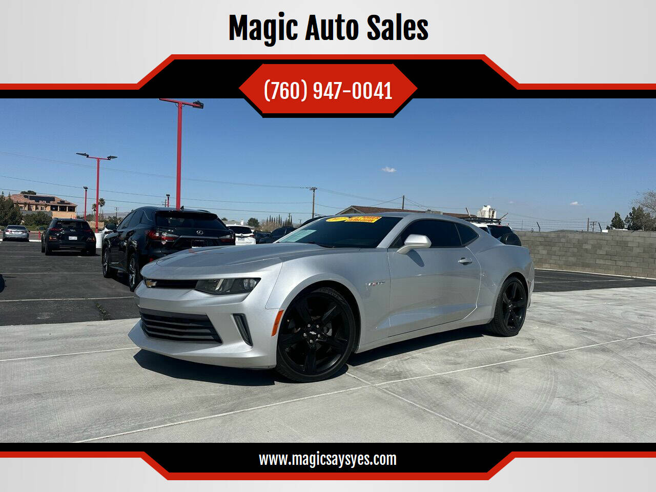 2017 Chevrolet Camaro for sale at Magic Auto Sales in Hesperia, CA