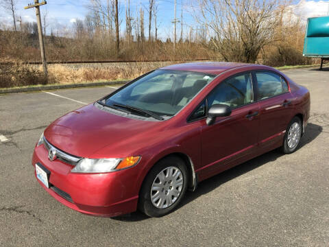 2007 Honda Civic for sale at Rynok Auto Sales LLC in Auburn WA
