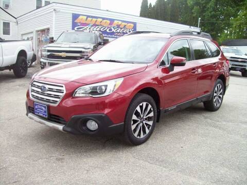 2016 Subaru Outback for sale at Auto Pro Auto Sales in Lewiston ME