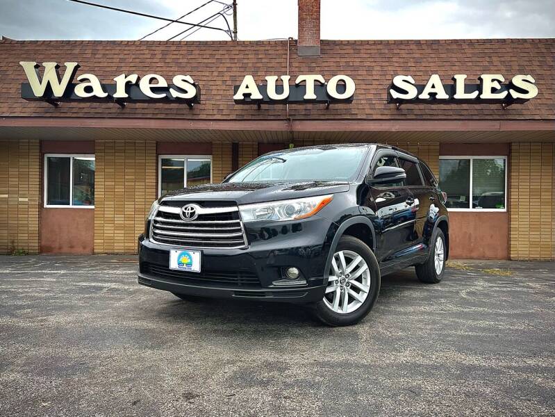 2016 Toyota Highlander for sale at Wares Auto Sales INC in Traverse City MI