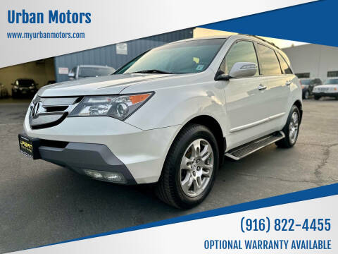 2009 Acura MDX for sale at Urban Motors in Sacramento CA