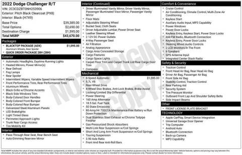 2022 Dodge Challenger R/T