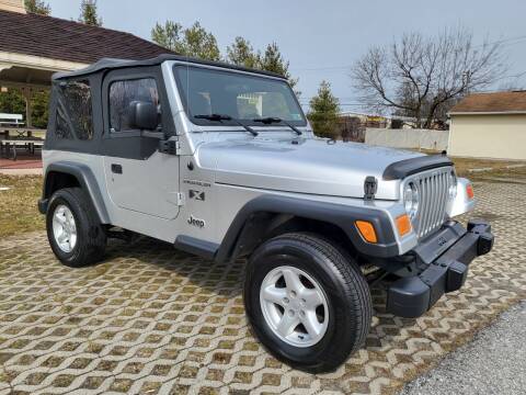 2004 Jeep Wrangler for sale at CROSSROADS AUTO SALES in West Chester PA