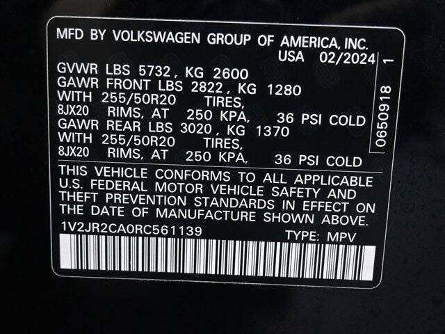 2024 Volkswagen Atlas SE