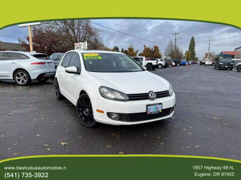 2013 Volkswagen Golf for sale at Best Value Automotive in Eugene OR