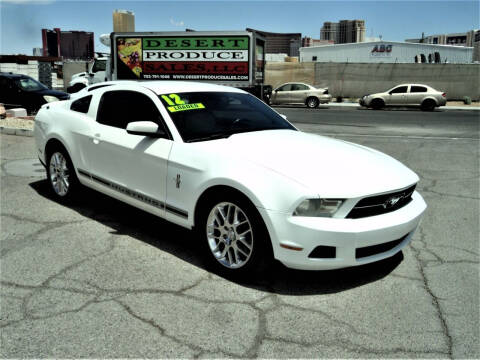 2012 Ford Mustang for sale at DESERT AUTO TRADER in Las Vegas NV