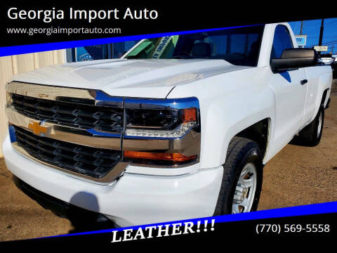 2017 Chevrolet Silverado 1500 for sale at Georgia Import Auto in Alpharetta GA