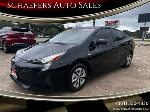 2018 Toyota Prius for sale at Schaefers Auto Sales in Victoria TX