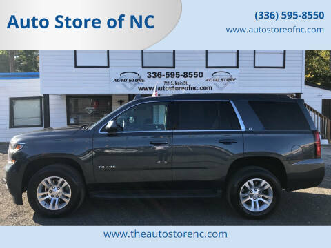 2019 Chevrolet Tahoe for sale at Auto Store of NC in Walnut Cove NC