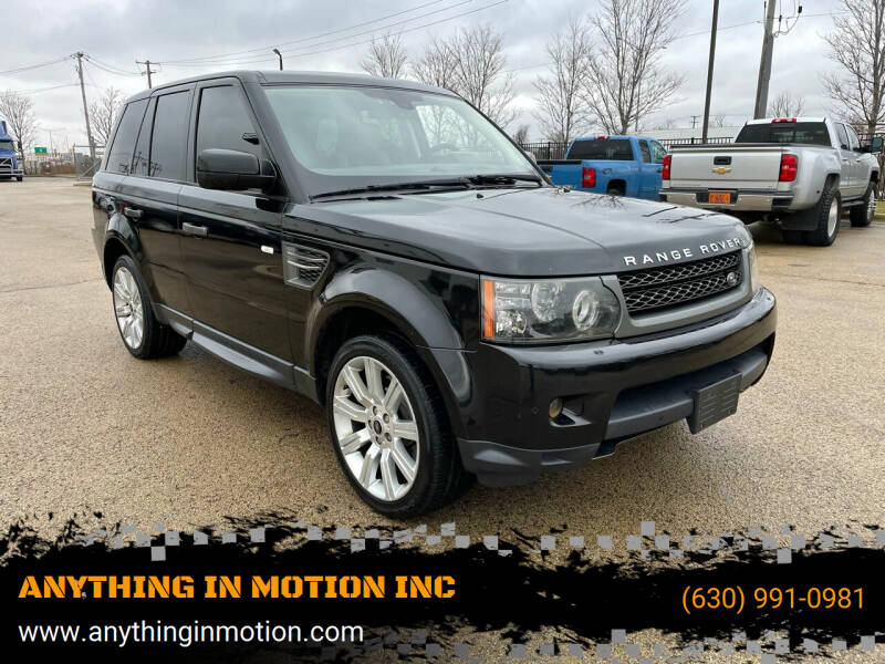2010 Land Rover Range Rover Sport for sale at ANYTHING IN MOTION INC in Bolingbrook IL