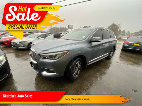 2017 Infiniti QX60 for sale at Cherokee Auto Sales in Acworth GA