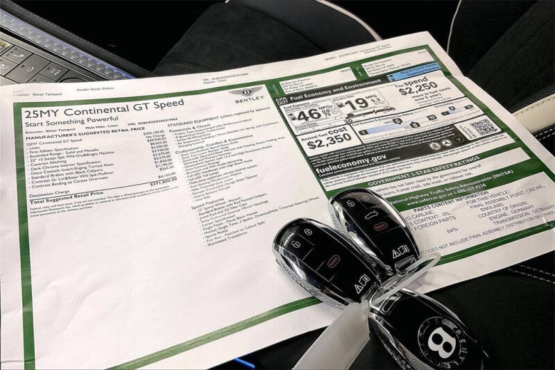 2025 Bentley Continental GT Speed