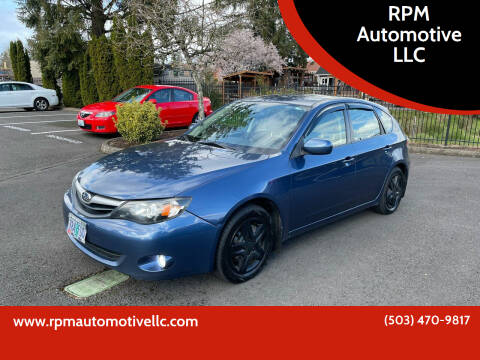 2011 Subaru Impreza for sale at RPM Automotive LLC in Portland OR