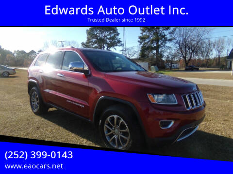 2014 Jeep Grand Cherokee for sale at Edwards Auto Outlet Inc. in Wilson NC