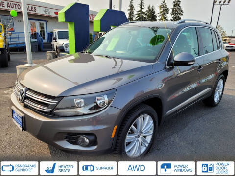 2012 Volkswagen Tiguan for sale at BAYSIDE AUTO SALES in Everett WA