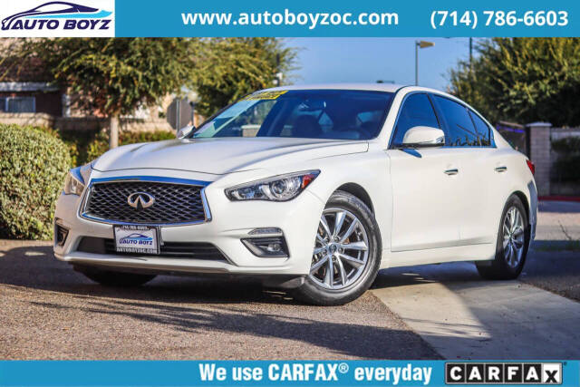 2021 INFINITI Q50 for sale at Auto Boyz in Garden Grove, CA